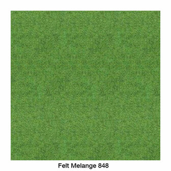 Softine Felt melange 848 mosgroen