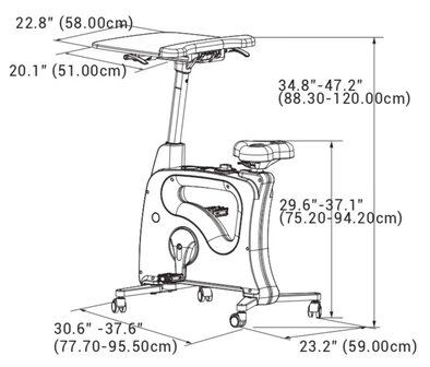 Euroseats Tournette Deluxe bureaufiets